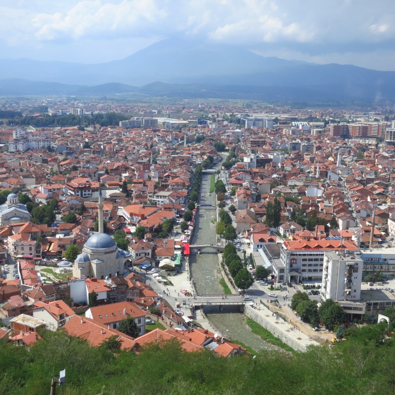 Prizren - a lovely place in the southern Kosovo One of the few places that weren't destroyed that much during the wars, but still has a quite large KFOR-presence