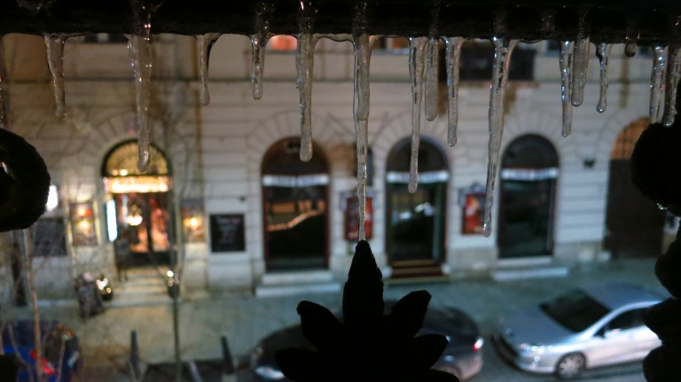 It's freezing cold