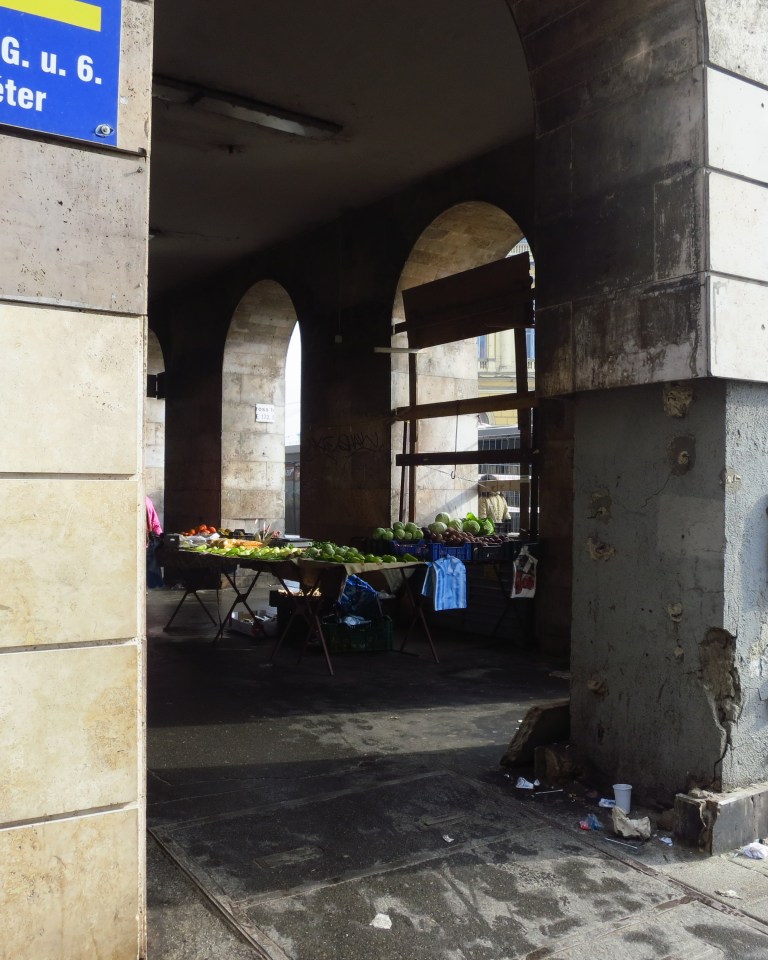 Around the keleti station where you could buy anything