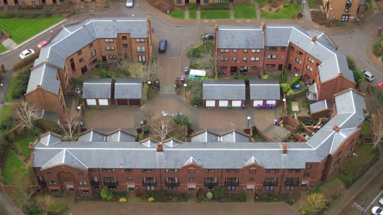 Liverpool in its full beauty, seen from the tower of the mighty cathedral
