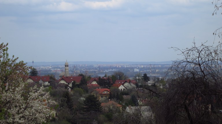 View over the not so famous part of Budapest