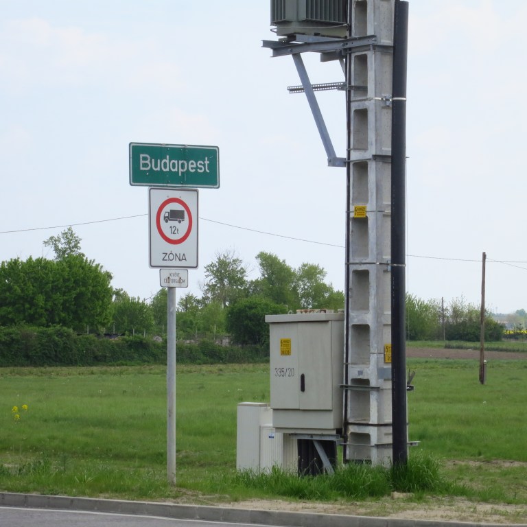 ...entered Budapest by feet