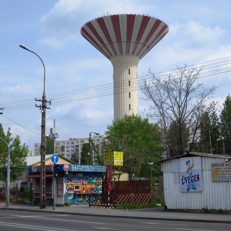 The Csepel watertower is quite necessary on this flat region