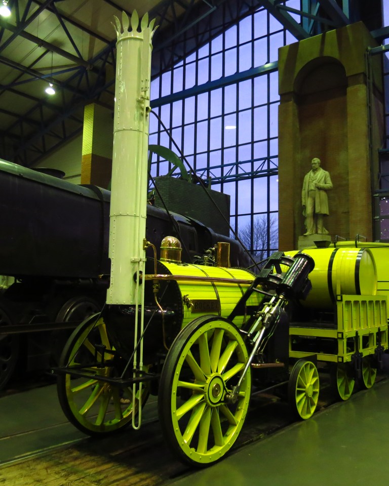 The Rocket (1829) - the worldwide first locomitive in operation between Liverpool and Manchester