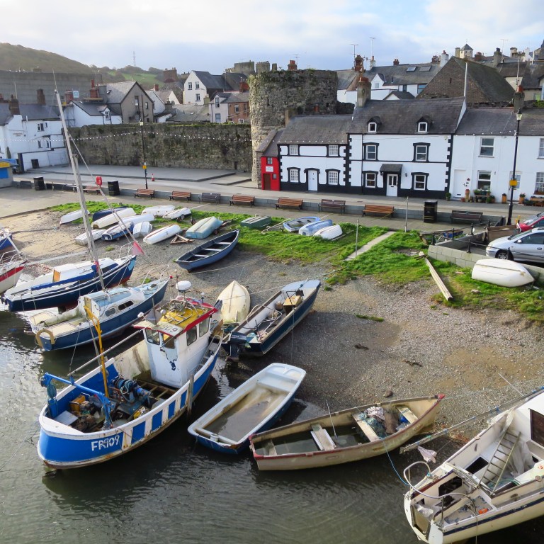 The red house is allegedly the smallest house in UK. It is really small...