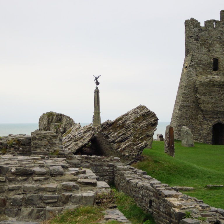The ruins of the former castle