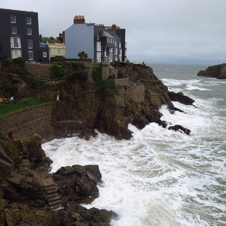 Finally we arrived in windy Tenby