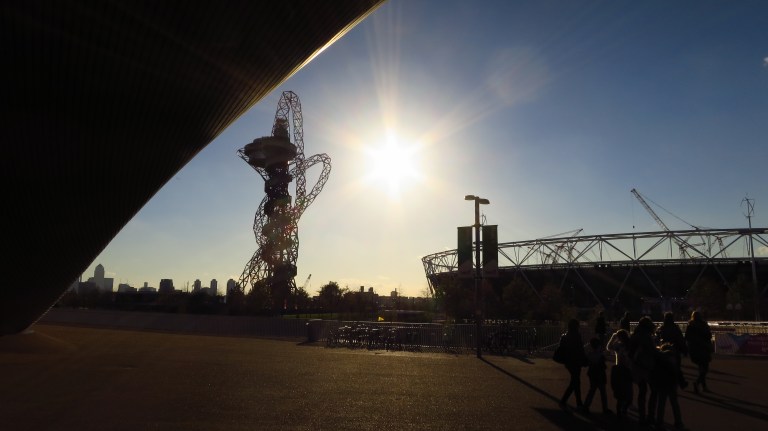 In the queen elizabeth olympic park, London